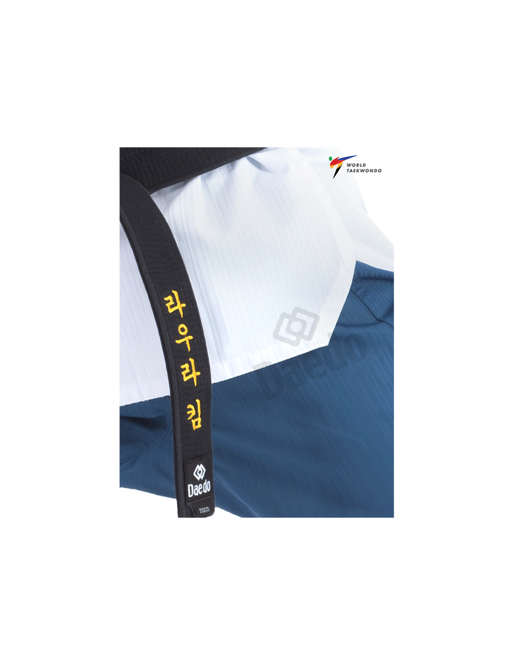 TA 3013 DOBOK POOMSAE "DAN" ΓΥΝΑΙΚΕΙΟ ΜΑΥΡΗΣ ΖΩΝΗΣ (CE)