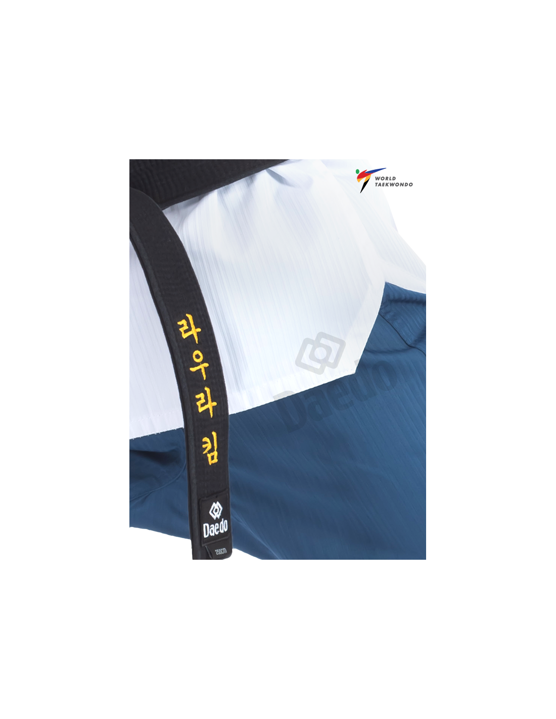 TA 3013 DOBOK POOMSAE "DAN" ΓΥΝΑΙΚΕΙΟ ΜΑΥΡΗΣ ΖΩΝΗΣ (CE)