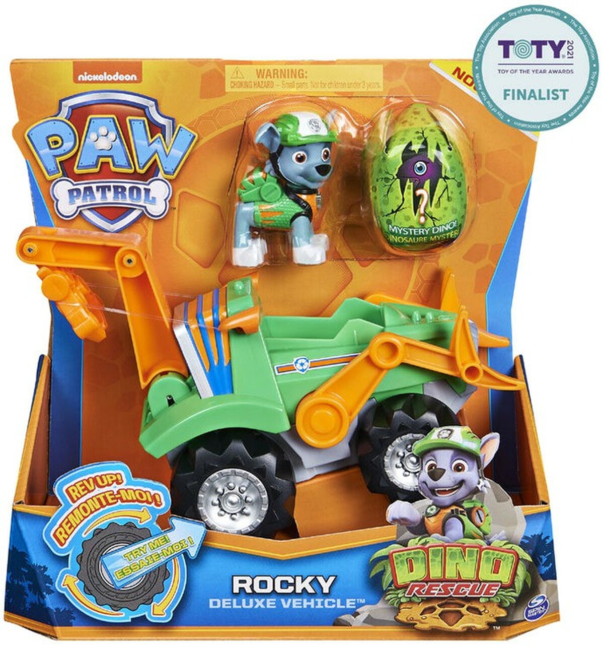 Paw Patrol Dino Rescue Rocky Deluxe Vehicle
