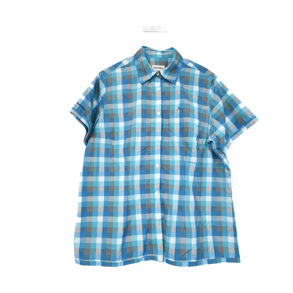 VIN-SHI-35452 Preloved πουκάμισο καρό γυναικείο Schöffel 2XL