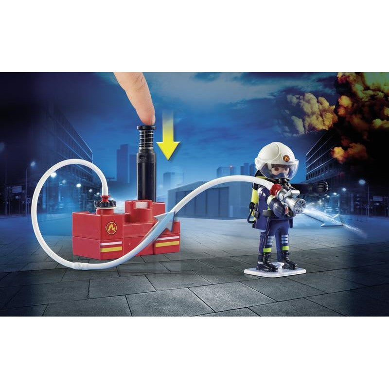 Playmobil Πυροσβέστες Με Αντλία Νερού 9468