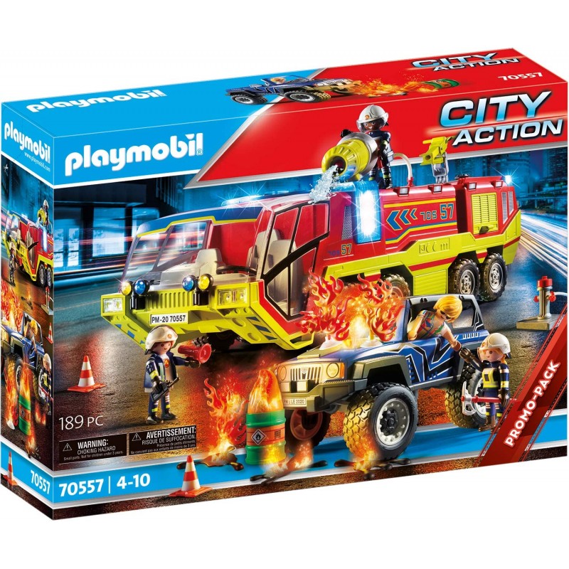 Playmobil Πυροσβεστική Ομάδα Διάσωσης 70557