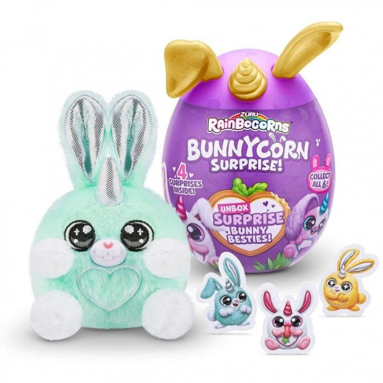 Rainbocorns Bunnycorn Λούτρινο Έκπληξη σε Αυγό Σειρά 1 – 6 Σχέδια
