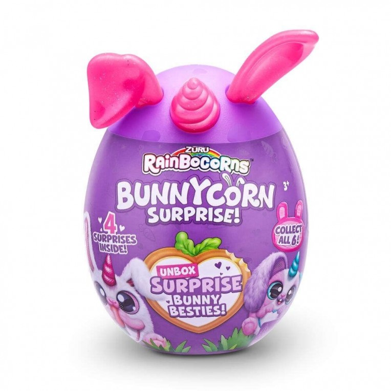 Rainbocorns Bunnycorn Λούτρινο Έκπληξη σε Αυγό Σειρά 1 – 6 Σχέδια