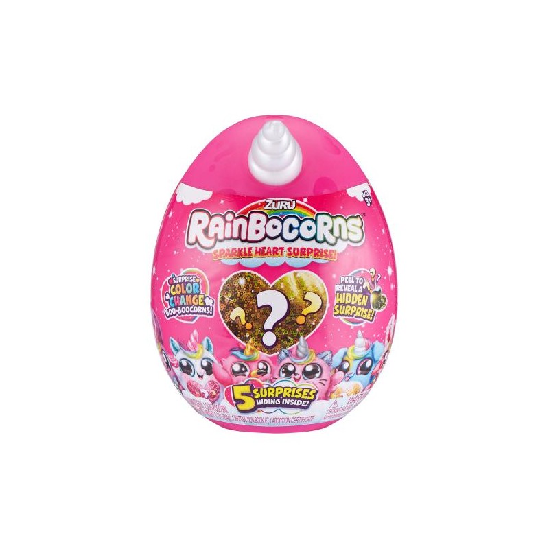 ZURU Rainbocorns Sparkle Heart Αυγό 18Εκ – 6 Σχέδια 11809204