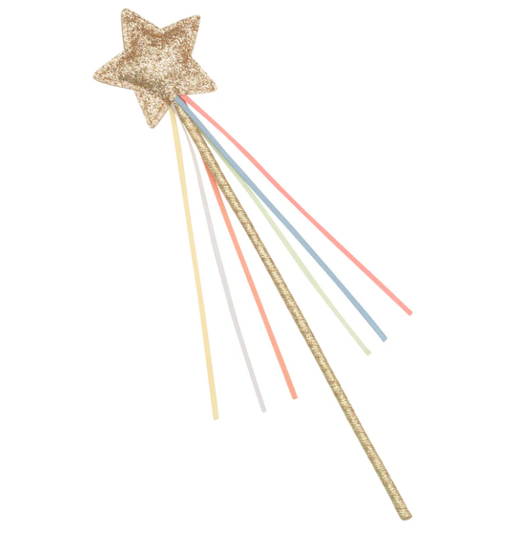 Rainbow Glitter Star Wand w218M