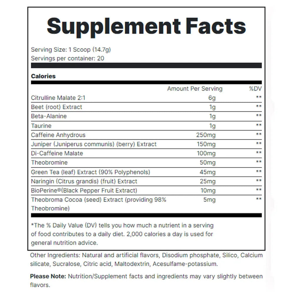 Redcon1 Total War Preworkout (441gr)