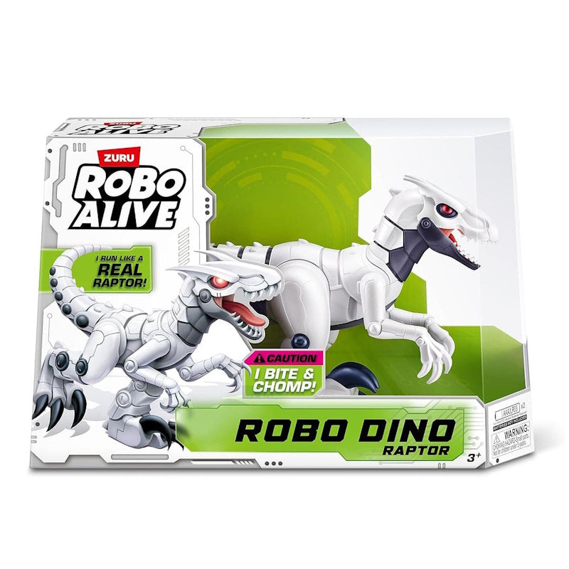 Zuru Robo Alive Ρομποτικός Dino Raptor White