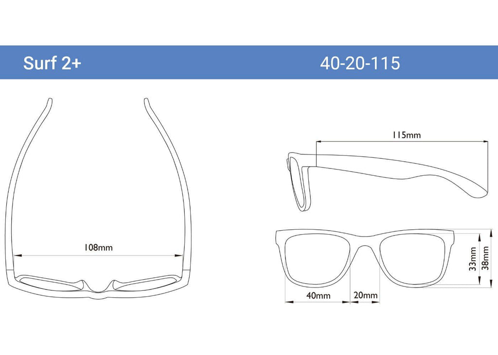 REAL SHADES. Παιδικά γυαλιά ηλίου Surf Toddler 2-4 ετών Strong Blue