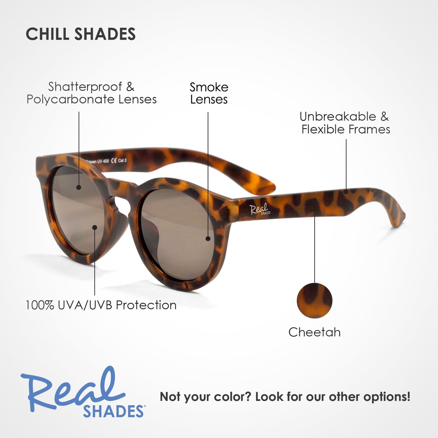 REAL SHADES. Παιδικά γυαλιά ηλίου Chill Kid 4-6 ετών Tortoise
