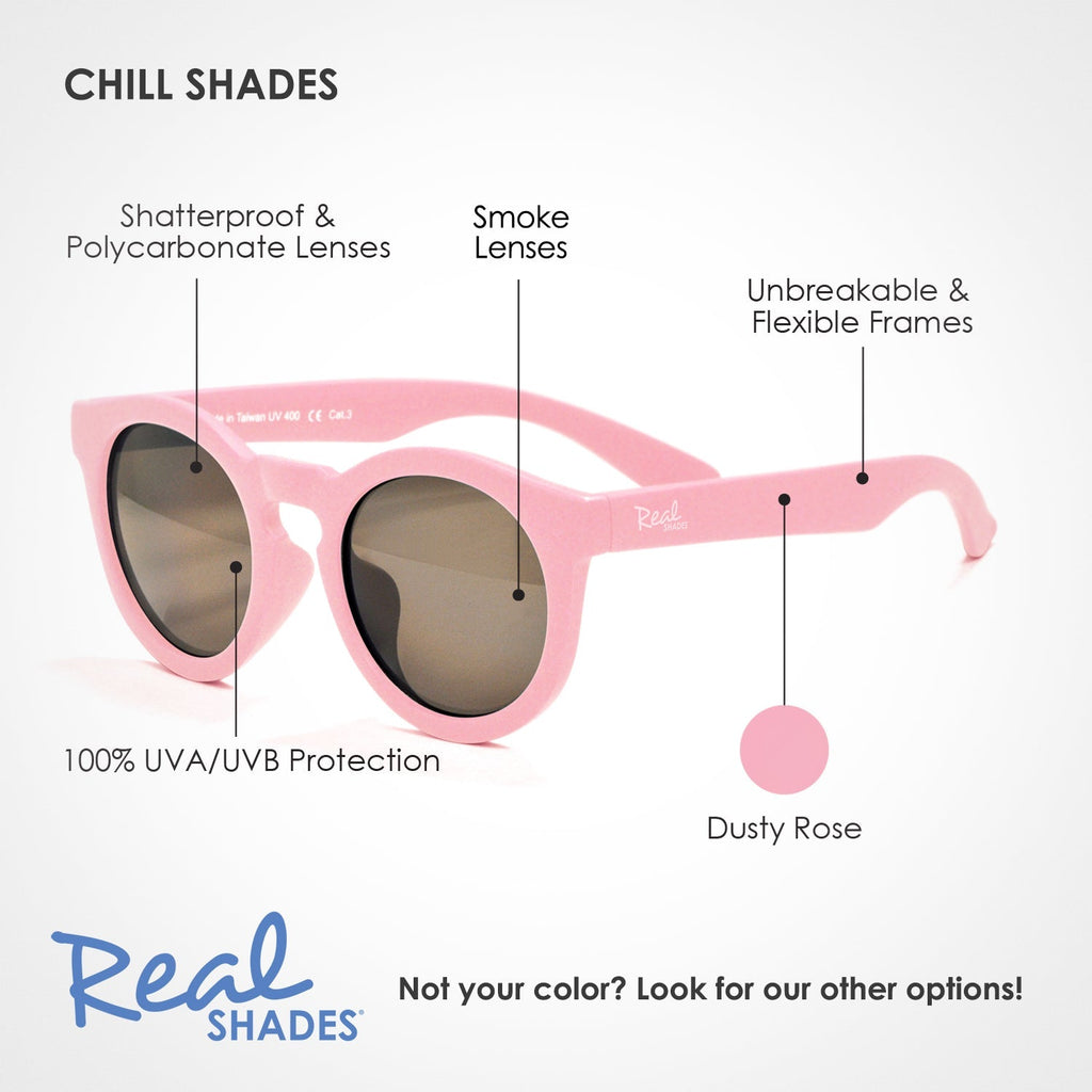 REAL SHADES. Παιδικά γυαλιά ηλίου Chill Kid 4-6 ετών Dusty Rose