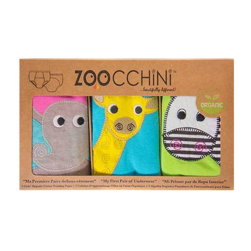 Zoocchini Εκπαιδευτικά Βρακάκια – Girls Safari Friends ZOO8002