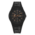 Ρολόι Superdry Urban XL Track & Field SYG188BRG πολλαπλών ενδείξεων με μαύρο λουράκι