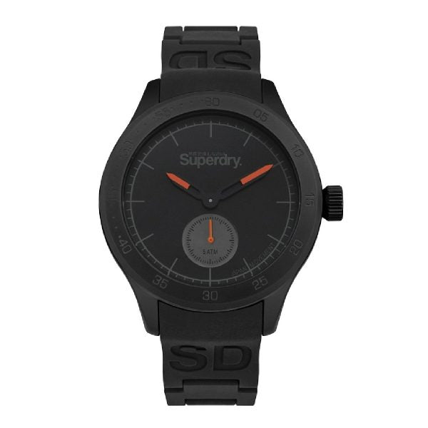 SUPERDRY Scuba Black Rubber Bracelet SYG212BB