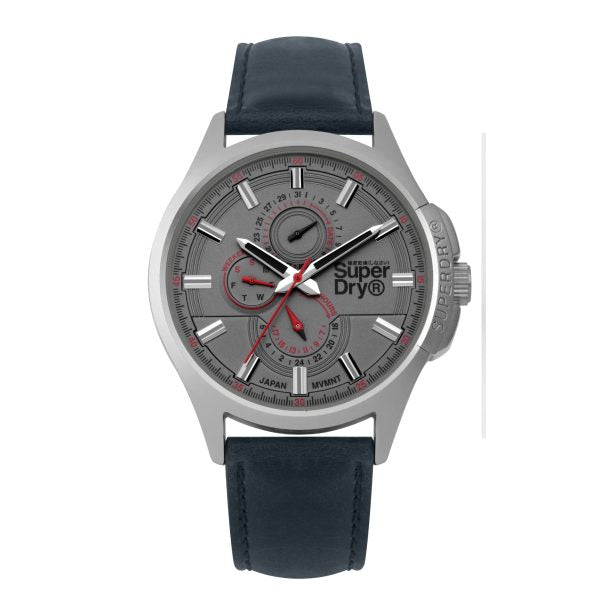 SUPERDRY Marshal Multi Blue Leather Strap SYG258U