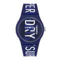 SUPERDRY Urban Flow Blue Rubber Strap SYG272UW