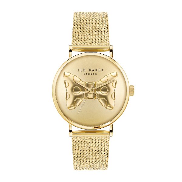 Ρολόι Ted Baker BKPPHS303 Phylipa χρυσό μπρασελέ