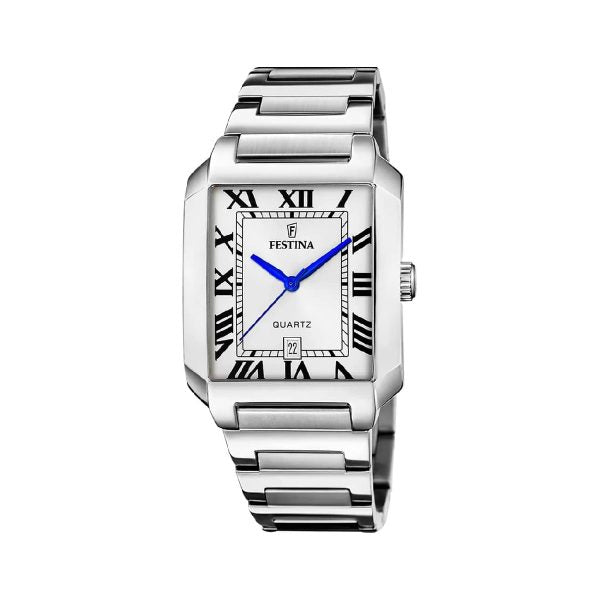 Γυναικείο ρολόι Festina F20679/1 με λευκό μπρασελέ και λευκό καντράν