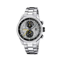 Ρολόι χρονογράφος Festina F20694/4 από ανοξείδωτο ατσάλι με γκρι καντράν