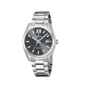 Ρολόι Festina F20707/6 από ανοξείδωτο ατσάλι με μαύρο καντράν