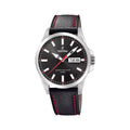 Festina F20358/4 ανδρικό ρολόι με δερμάτινο λουράκι σε μαύρο χρώμα