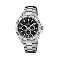 Ρολόι Festina F20623/4 με λευκό μπρασελέ και μαύρο καντράν