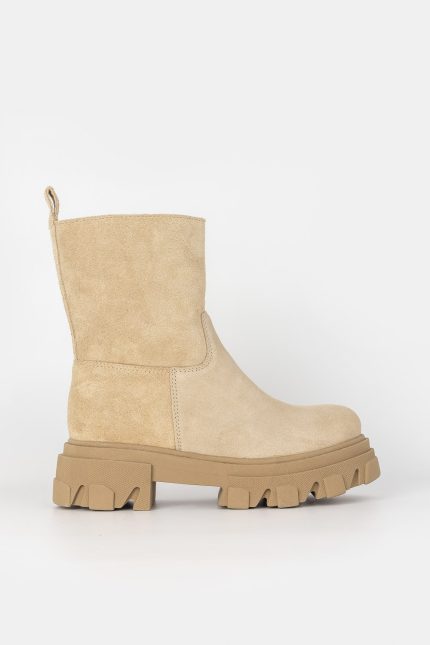 Sante Day2Day μποτάκι chunky suede μπεζ