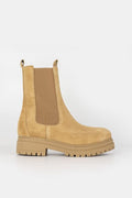 Sante Day2Day μποτάκι λάστιχο suede καμηλό