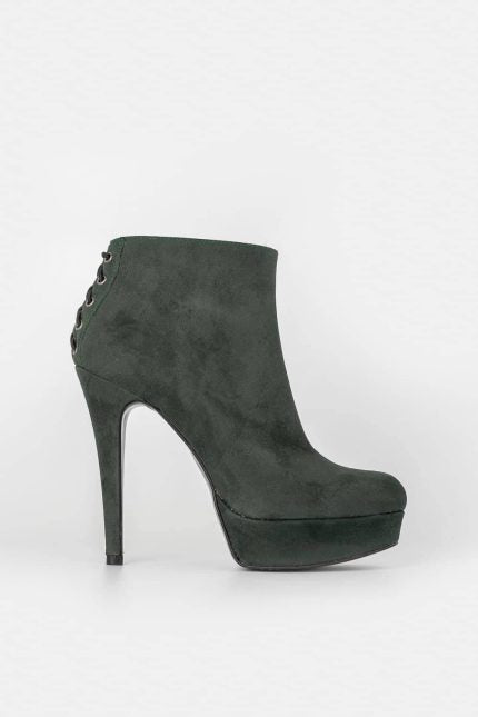 Sante μποτάκι suede πράσινο