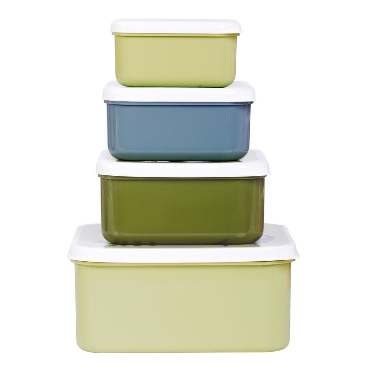 A little lovely company Σετ 4 δοχεία φαγητού Lunch &amp; Snack Box Δεινόσαυροι