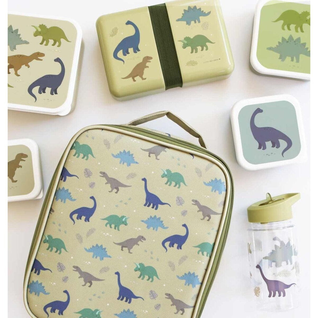 A little lovely company Σετ 4 δοχεία φαγητού Lunch &amp; Snack Box Δεινόσαυροι