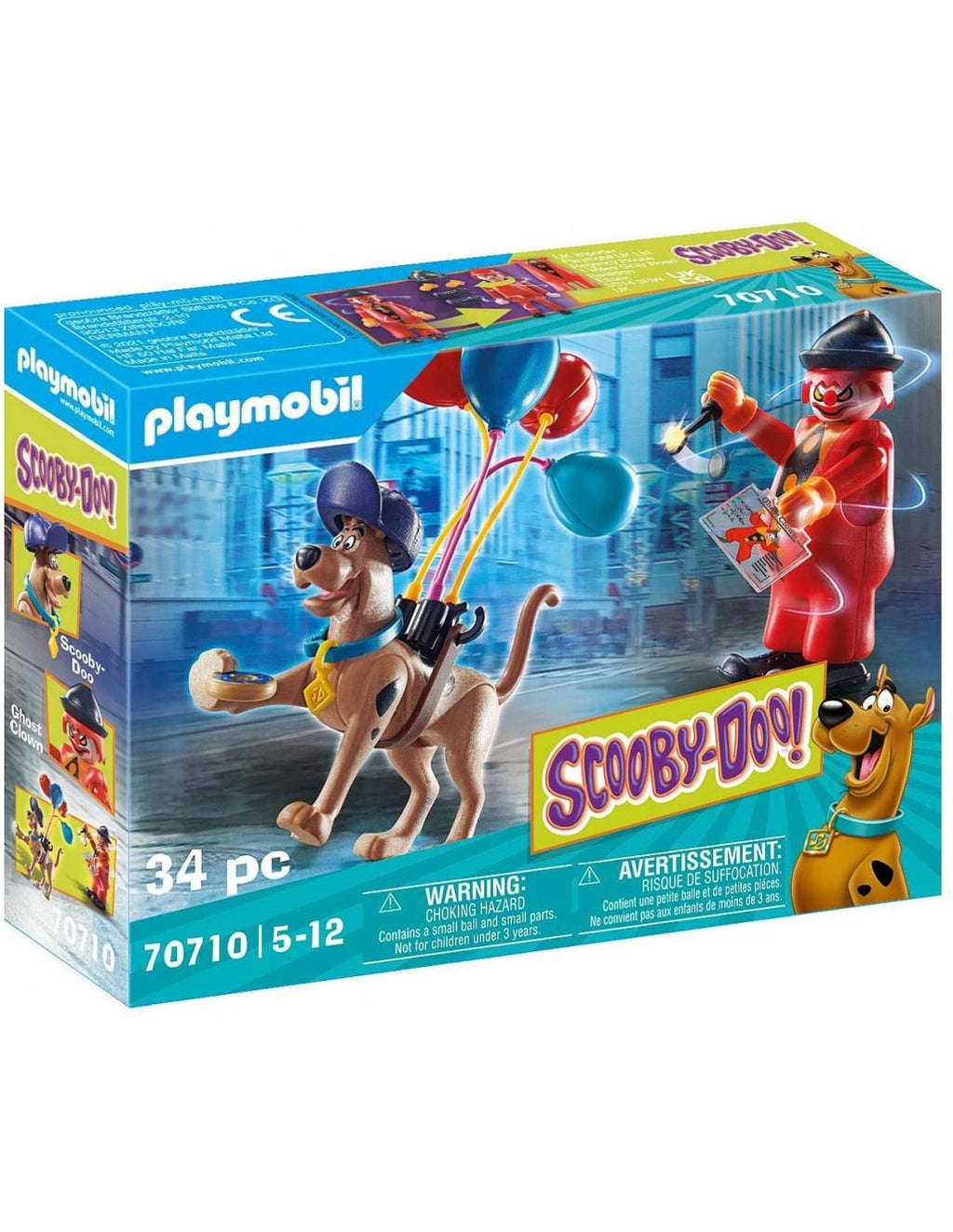 Playmobil Scooby Doo Περιπέτεια Με Τον Ghost Clown 70710