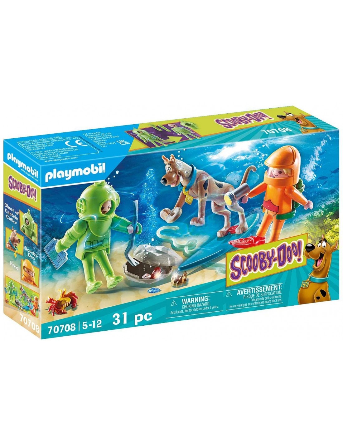 Playmobil Scooby Doo Περιπέτεια Με Τον Ghost Diver 70708