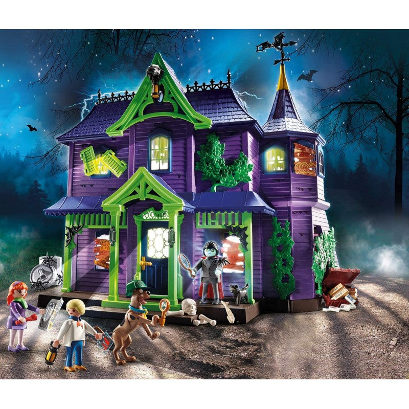 Playmobil Scooby-Doo! Περιπέτεια Στο Στοιχειωμένο Σπίτι 70361