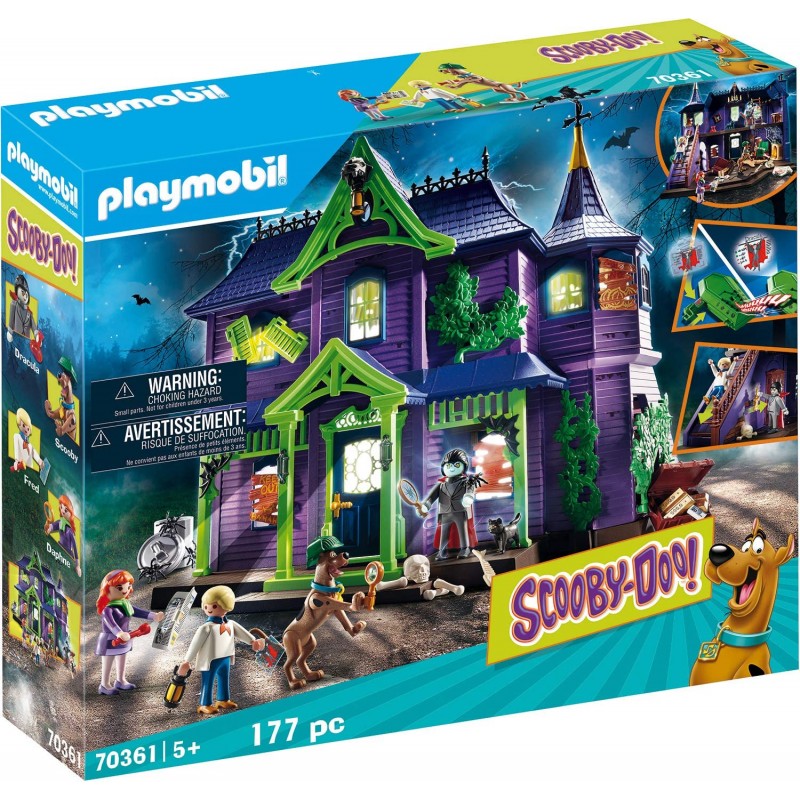 Playmobil Scooby-Doo! Περιπέτεια Στο Στοιχειωμένο Σπίτι 70361