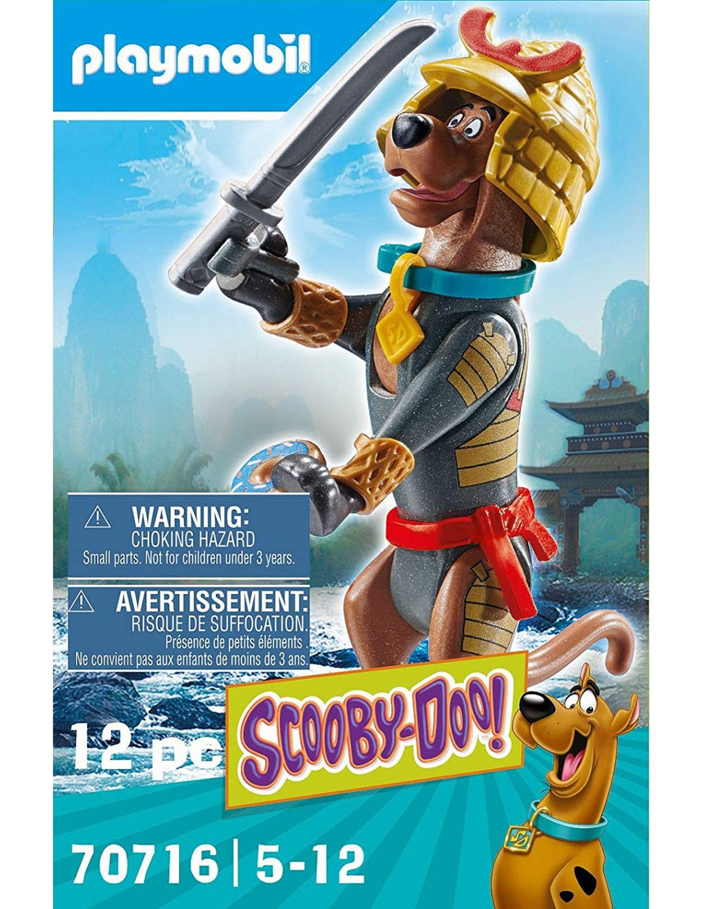 Playmobil Scooby-Doo! Συλλεκτική Φιγούρα Scooby Σαμουράι 70716