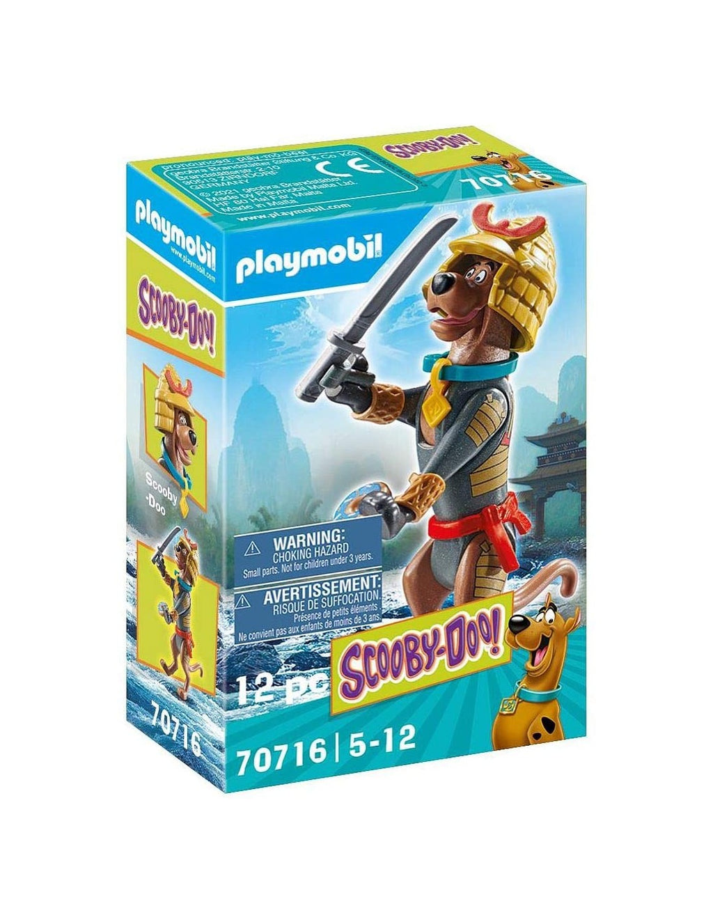 Playmobil Scooby-Doo! Συλλεκτική Φιγούρα Scooby Σαμουράι 70716