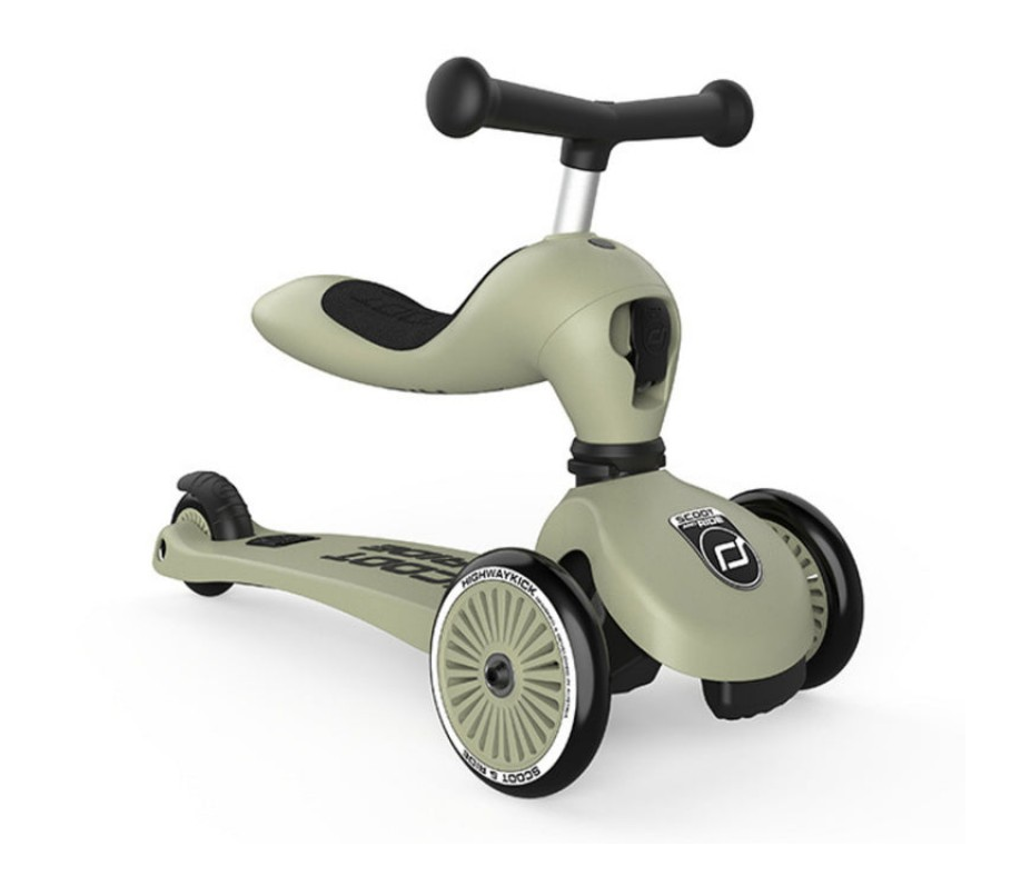 Scoot &amp; Rid Παιδικό Πατίνι HighWay Kick 1 Olive 00001