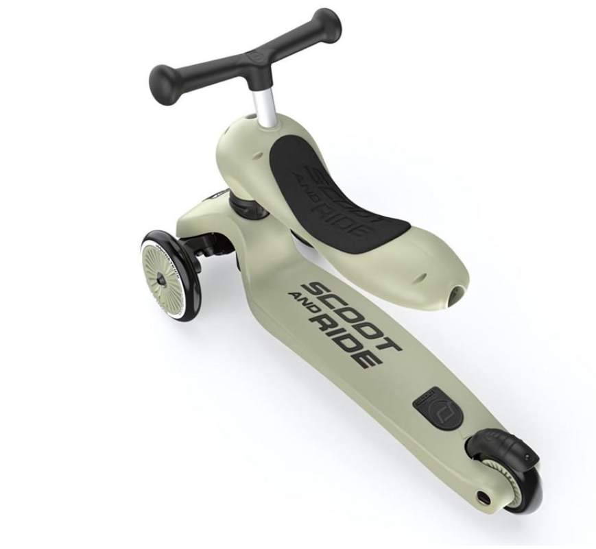 Scoot &amp; Rid Παιδικό Πατίνι HighWay Kick 1 Olive 00001
