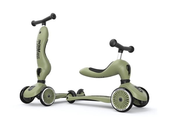Scoot &amp; Rid Παιδικό Πατίνι HighWay Kick 1 Olive 00001
