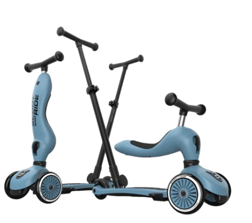 Scoot and Ride. Πατίνι Highway Kick 1 Push and Go steel 00071