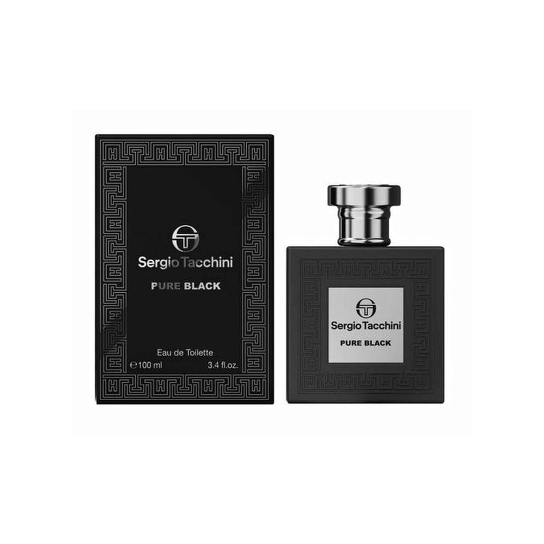 Sergio Tacchini | PURE BLACK Men Eau De Toilette Spray 100ml | STPBM100