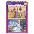 Educa Σετ 2 Παζλ Disney Princess Cinderella Rapunzel 48 Κομμάτια