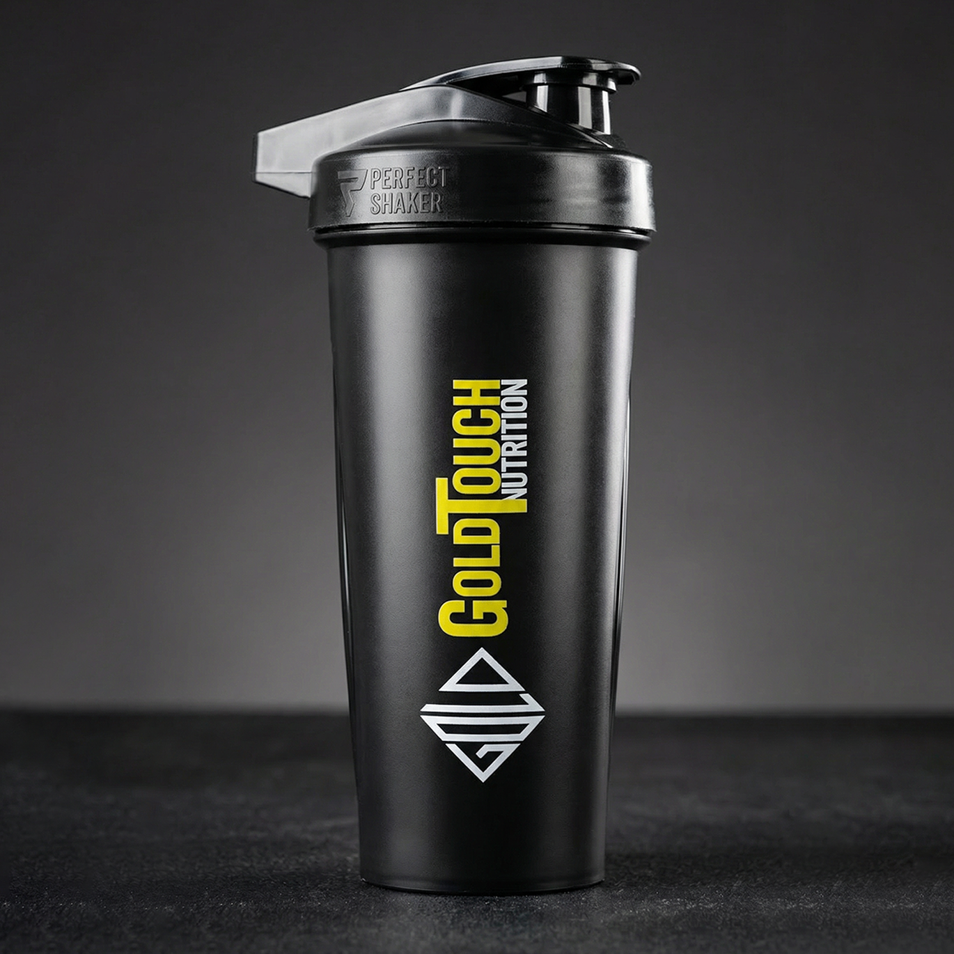 GoldTouch Nutrition Shaker Πρωτεΐνης 700ml Πλαστικό Μαύρο