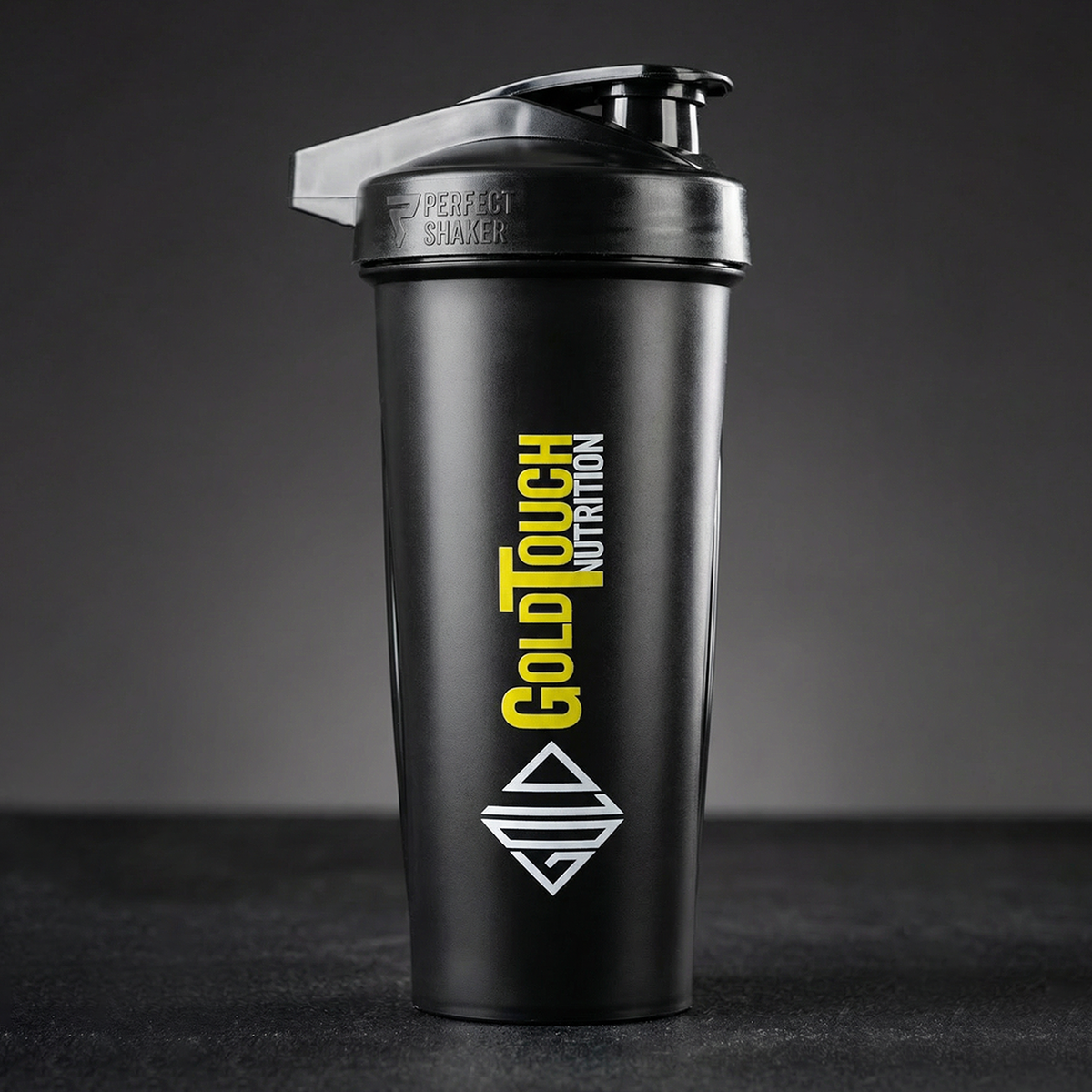 GoldTouch Nutrition Shaker Πρωτεΐνης 700ml Πλαστικό Μαύρο
