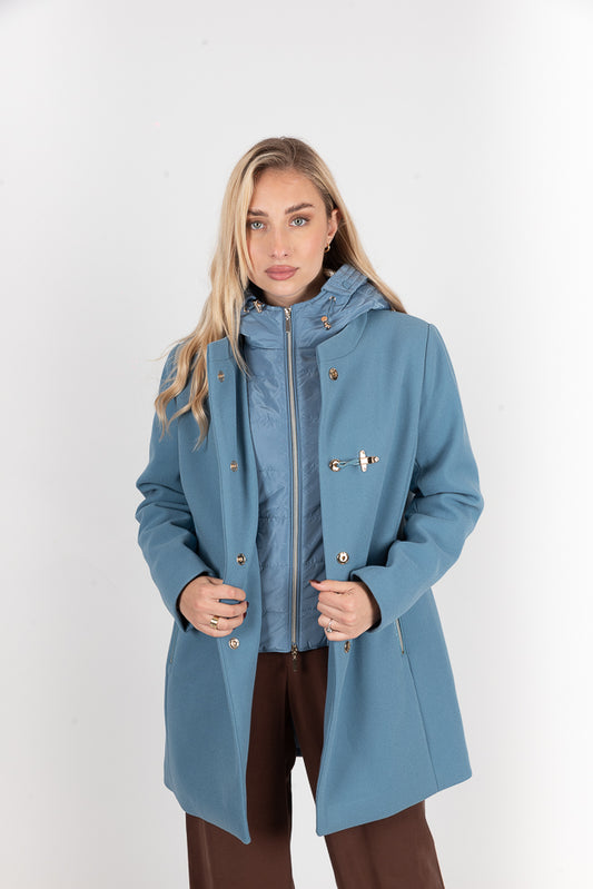 Παλτοζακέτα σιέλ - M