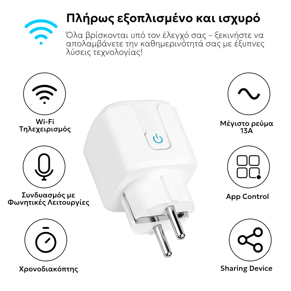 ΠΡΙΖΑ - SMART PLUG MH-SS03E-EU