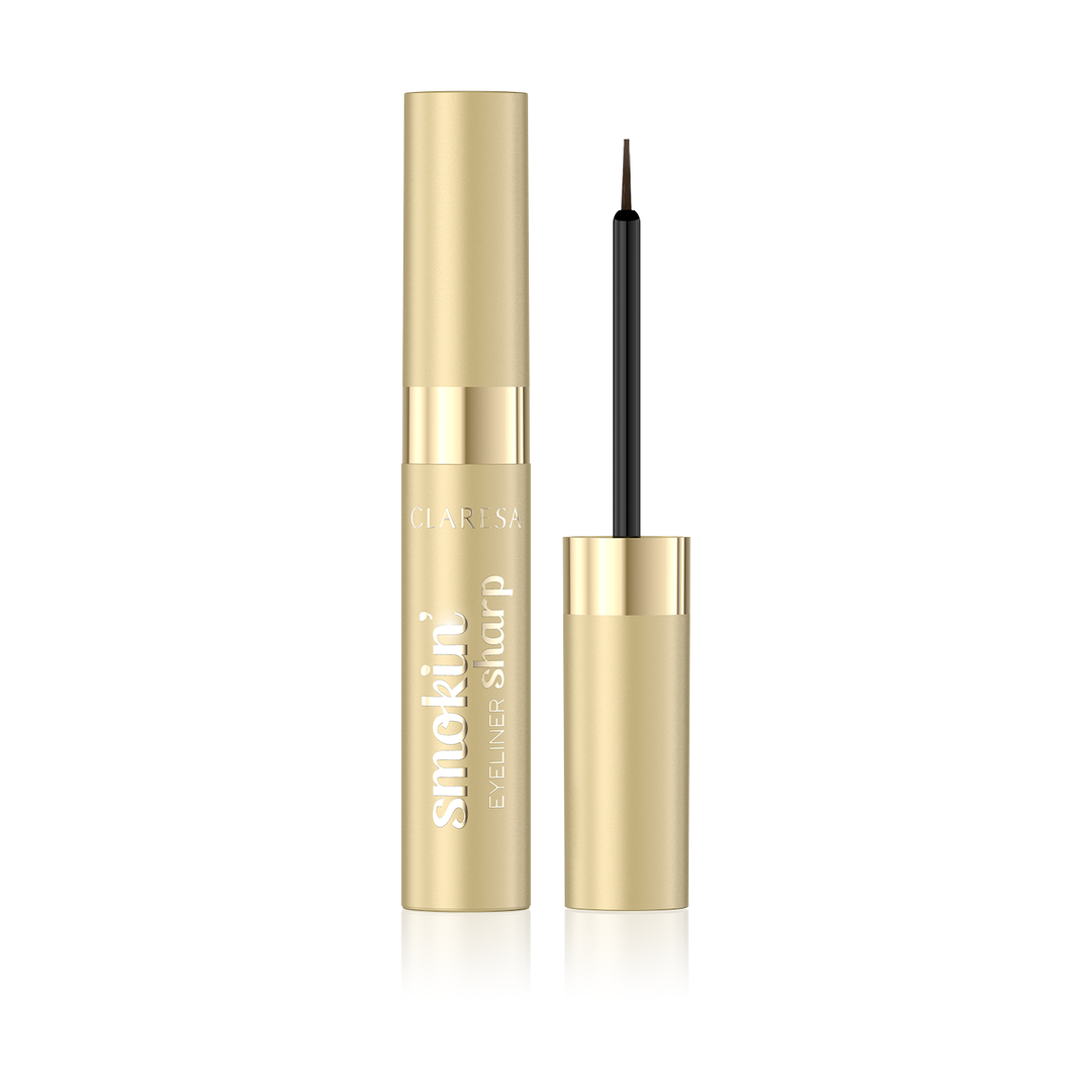 Claresa | SMOKIN’ SHARP Liquid Eyeliner Black 'Precise Brush' (4g) | CSSLE
