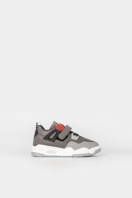 Sneakers Dylan velcro γκρι