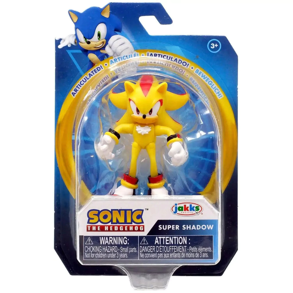 Jakks Sonic The Hedgehog – Φιγούρα 6,5cm super shadow (JPA41115)